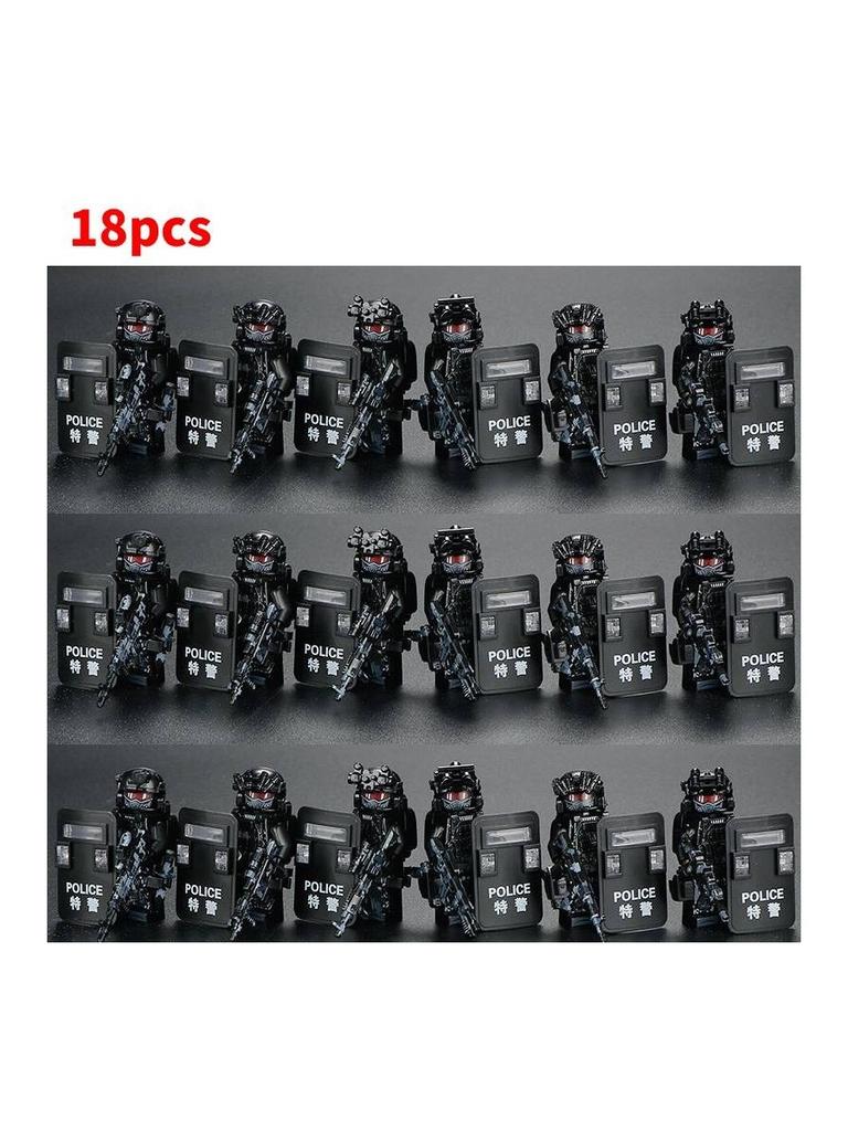 Military Special Forces Weapon Building Blocks Assembled Toys Children Gift