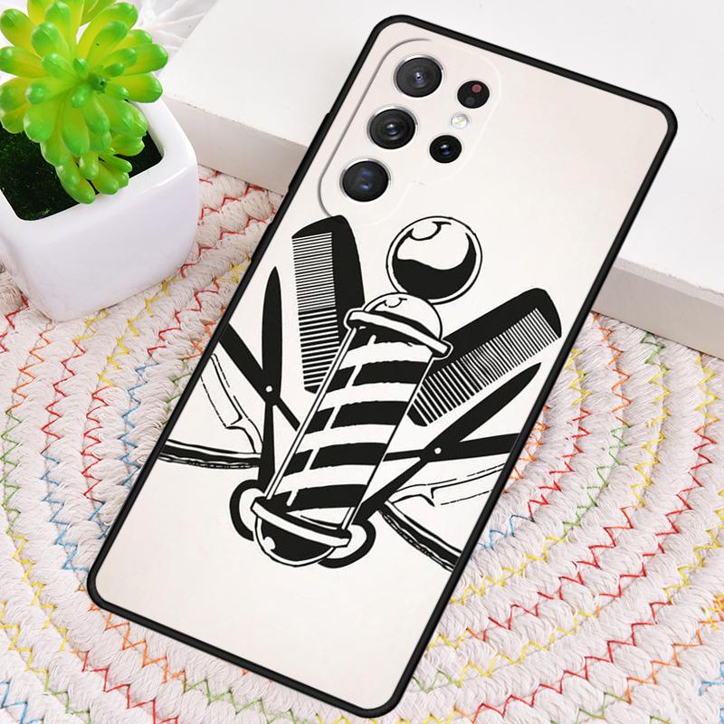 Barber Hair Shop Phone Case for Samsung Galaxy Note 10 Pro S26 Ultra S23 S24 FE S25 S21 S22 PLUS Shockproof Cove