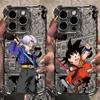 Anime Super Saiyans Plating Phone Case for IPhone 17 17e 16e 16 15 14 13 12 11 Pro Max X XR 7 8 Mini Air Plus Anti-Fall Airabag