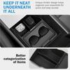 Center Console Armrest Organizer Tray for Tesla Model Y Juniper 2025 2026  Dual-Layer Armrest Storage Insert With Hidden Box