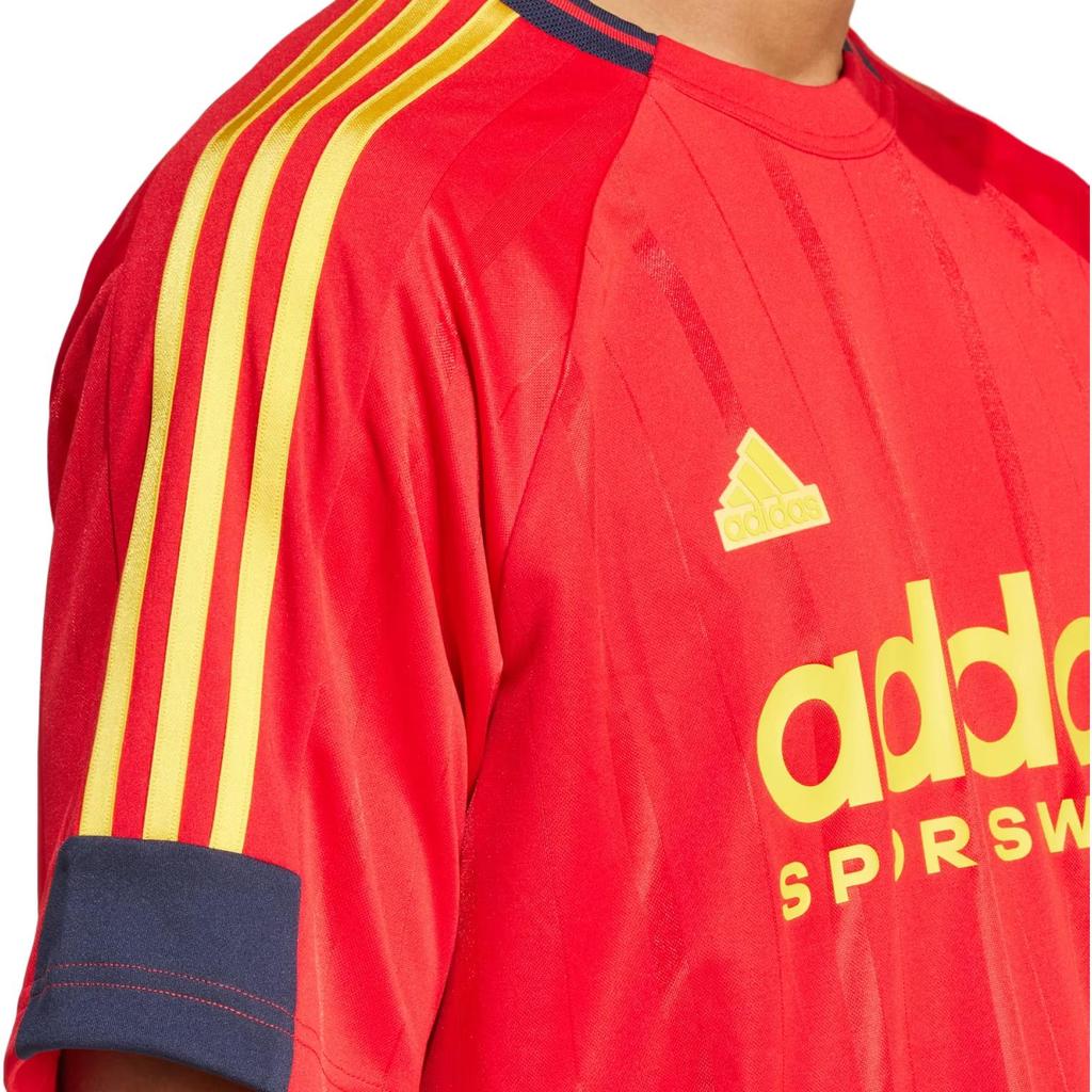 adidas House Of Tiro Nations Pack T-Shirt Better Scarlet/Legend Ink/Bold Gold Men Streetwear IY4507