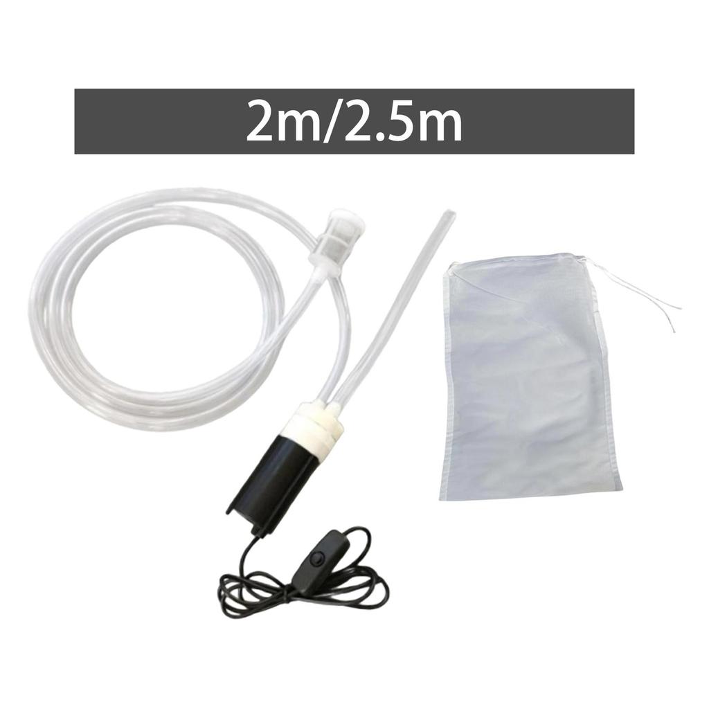 Portable Mini Electric Wines Pump USB Rechargeable Water Transfer Kit Self Priming Food Grade for Home Brewing Accessories