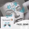 Eco-Friendly Masquerade Acrylic Face Diamond Stickers