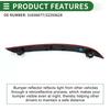 Motoforti Durable Red Plastic Bumper Reflector Side Markers for Volvo XC60 Numbers 2018-2021 (Product 31656677/32293628)