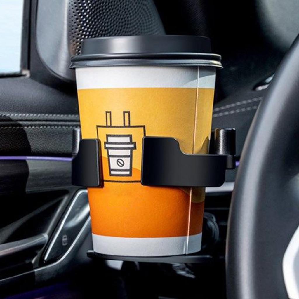 Car Cup Holder - Car Air Vent Cup Holder, Anti-Vibration Bottle Stand and Ashtray Bracket