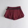 Women's High-Waisted Pleated Slimming Skirt - Spring/Autumn, Anti-Exposure, Age-Reducing, Hot Girl Style