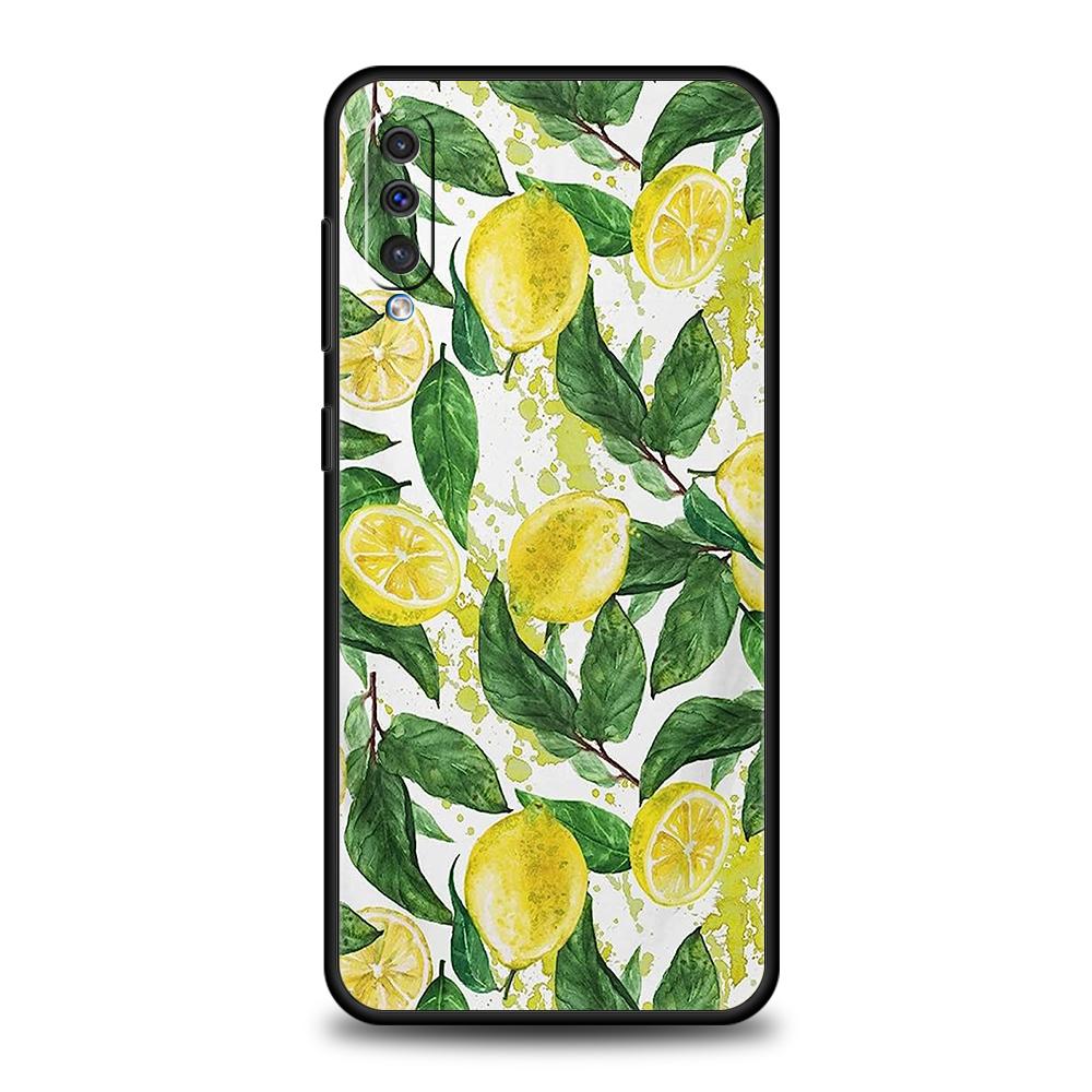 

Mediterranean Lemon Phone Case for Samsung Galaxy A24 A13 A53 A73 A33 A22 A12 A02 A03 A05 A70 A50 A10 A20 5G Silicon Cover Shell Samsung A22
