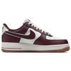 Nike Air Force 1 07 LV8 College Pack - Night Maroon Men Sneakers Red Sail Gum-Medium-Brown DQ7659-102