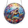 Acrylic Jigsaw Puzzle Suncatcher 83 Pcs DIY Puzzles Craft Kit for Adults Colorful Window Hanging Ornament for Women Men Home Garden Decor