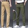 Men's  Fashion Business Casual Suit Pants Long Pants Men's Elastic Straight Sleeve Formal Pants Plus Size 28-38