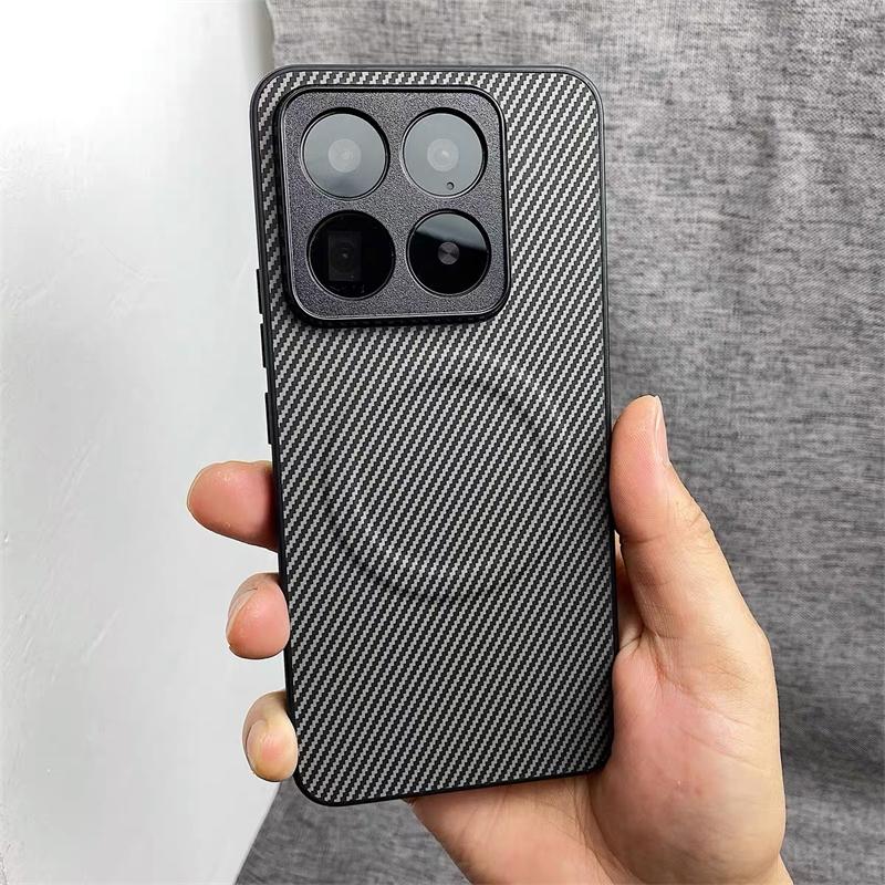 Magnetisk deksel til Xiaomi 15 Xiaomi 14T Pro Mi 15 T 5G MagSafe Luksus Stripe Silikon Lær Telefon Bakdeksel Beskyttelsesskall