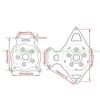 652F Fits for Kawasaki Z750 Z800 Motorcycle Engine Cover Stator for Case Crash Slider