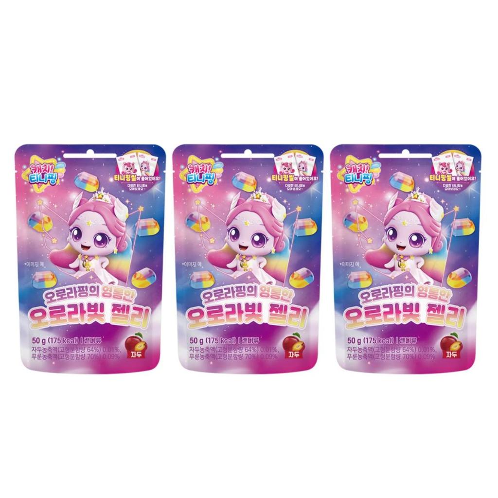 Catch! Teenieping Hachuping Jelly 50g, Shimmerping Jelly 50g, Auroraping Jelly 50g & Hachuping’s 4D Jelly 42g (16 Options)
