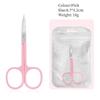 Stainless Steel Multi-Purpose Beauty Scissors: Eyebrow, Eyelash, Nose Hair - Multi-Color Portable Makeup Tool