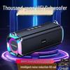 AI Smart Bluetooth Speaker T16: Dual Speakers, Large Volume, Card Slot, Long Battery Life, Subwoofer
