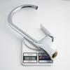 Deck Mounted Single Hole Zinc Hot and Cold Kitchen Sink Faucet Mixer Tap