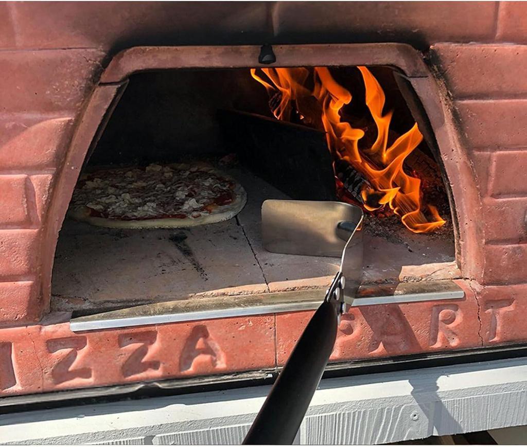 Enhanced Thick Aluminum Pizza Peel for Commercial Ovens