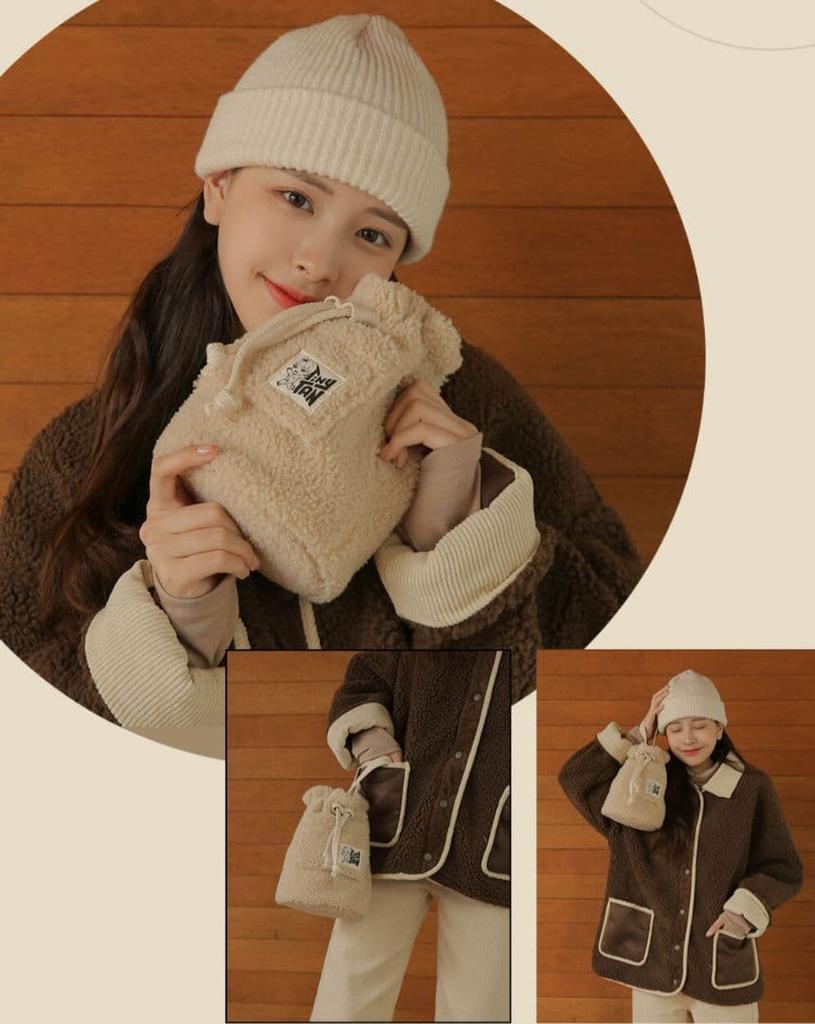 [USED] Official BTS Tiny TAN JIMIN 2-way Bucket Bag