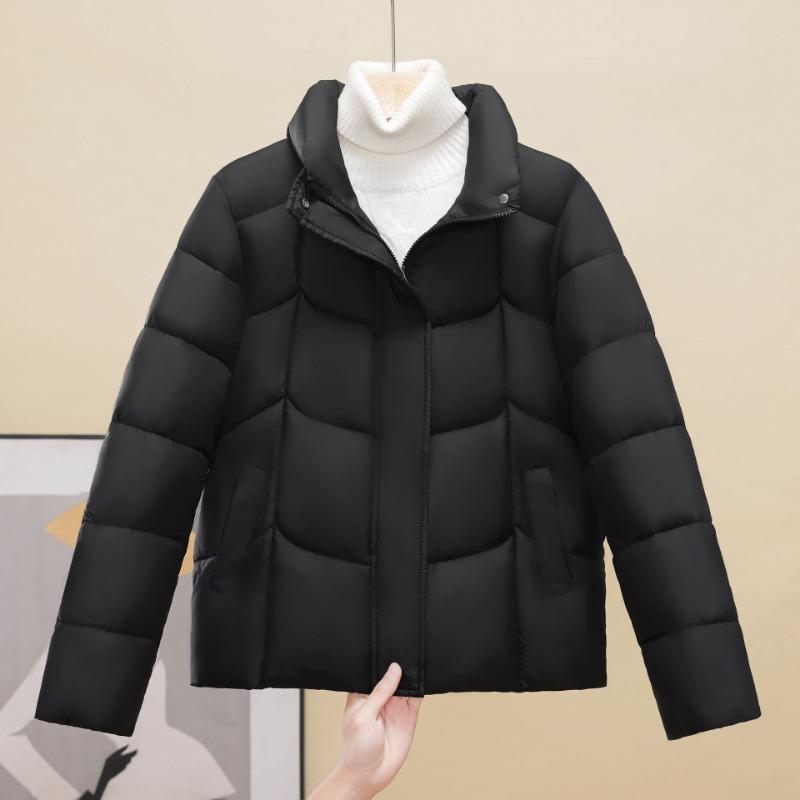 European bread clothes new short down cotton-padded clothes women's loose autumn and winter coats thickened jackets
