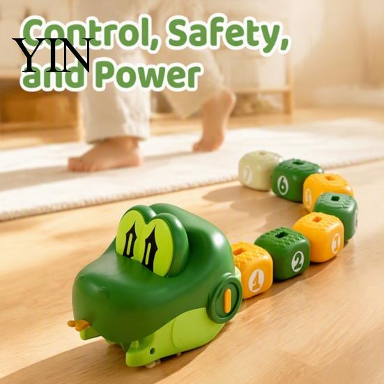 Interactive Snake Toy Set 1/2 Sets Remote Control Car Toy, Magnetic Eating Itself Game Electronic 2 Player Electric RC for Kids Indoor Racing