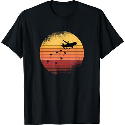 Paratrooper Vintage Army Parachute T-Shirt