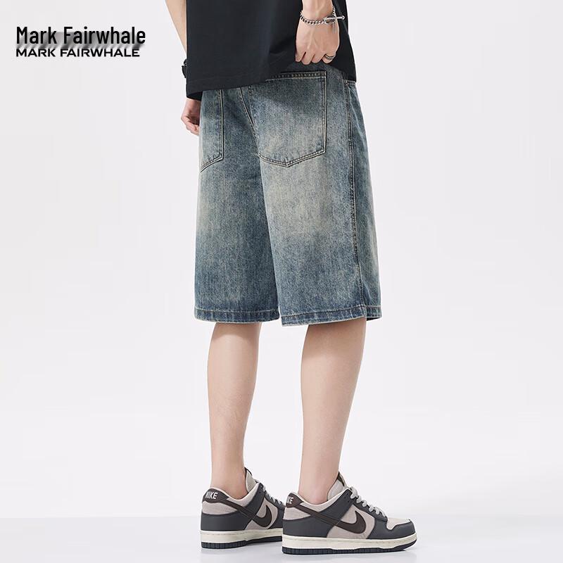 Mark Fairwhale Men s Retro Cooling Denim Shorts 40