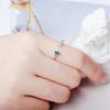 Latest Fine Attractive Fresh Blue Star Stelring Color Jewelry Personality Sweet Minimalist Minimalist Crystalline Opening Rings R129Fashion
