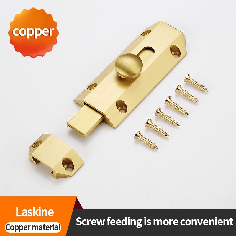 

Полностью медный Защелка затвора Защелка для раздвижной двери Универсальная защелка Запорные болты для безопасной двери Домашняя фурнитура