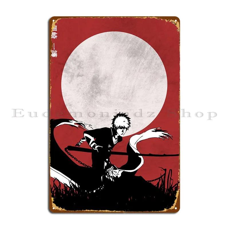 Anime Vintage Metal Sign Living Room Poster Bar Garage Print Tin Sign Poster