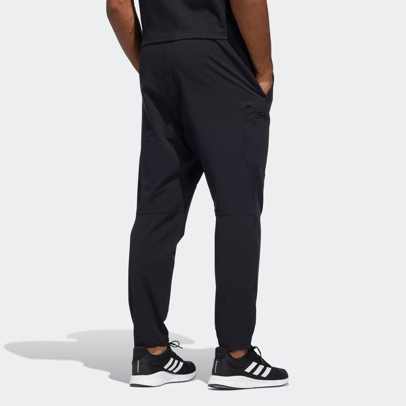 Adidas Pure Color Casual Sports Pants Men Bottoms Black HE9890