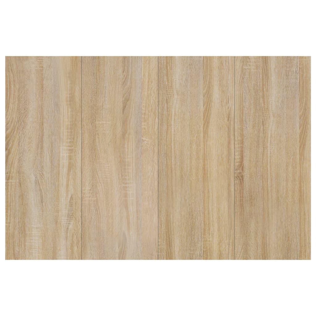 Headboard with Nightstands Sonoma Oak Wood Based Material