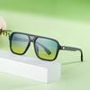 New European and American fashion box polarized fishing sunglasses men's outdoor sunscreen trend high-end sunglasses men's