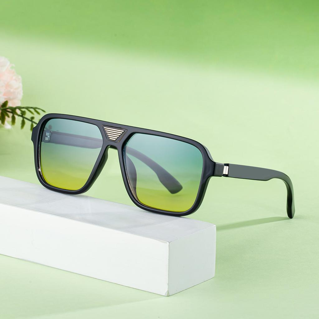 New European and American fashion box polarized fishing sunglasses men's outdoor sunscreen trend high-end sunglasses men's