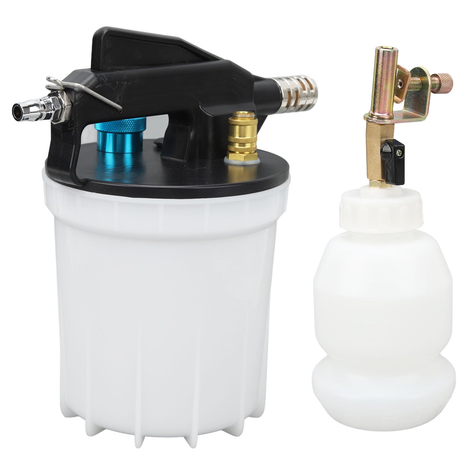 

Набор для прокачки пневматических тормозов, вакуумный экстрактор тормозной жидкости 2 л, бутыль для долива 1 л, универсальный инструмент для замены тормозной жидкости для автомобилей