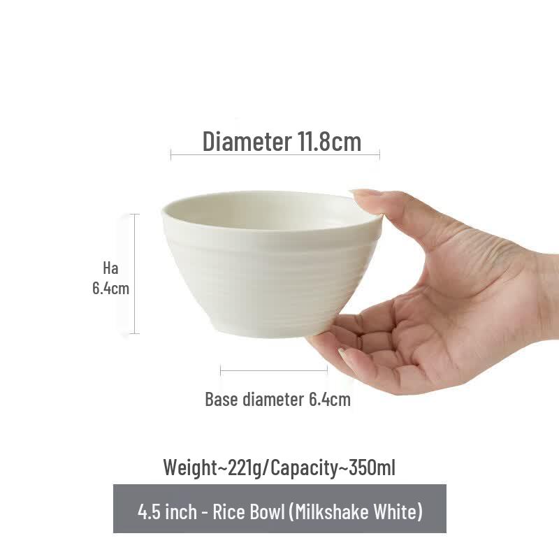 ZISIZ 4.5-inch Creative Ceramic Rice Bowl