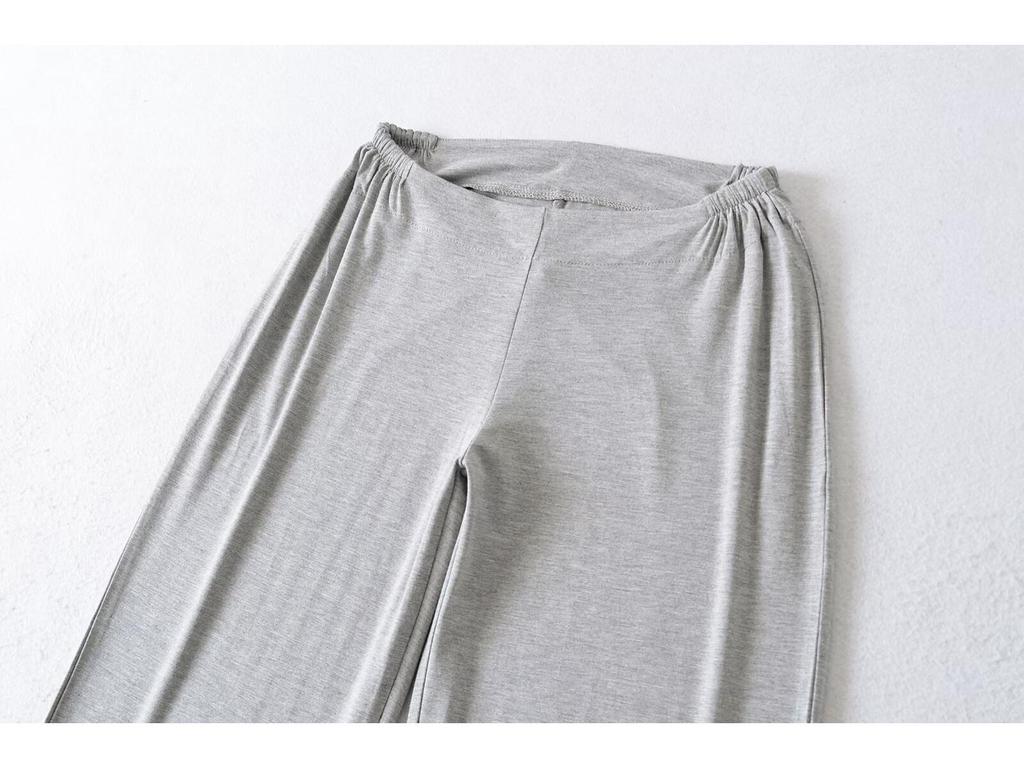 V-Waist Wide-Leg Casual Pants for Women - Summer Comfort Yoga and Lounge Wear