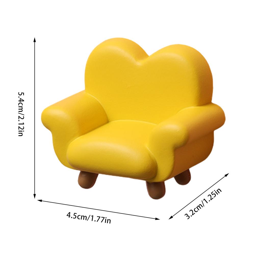 Refrigerator Magnet 3D Resin Sofa Fridge Sticker Cute and Small Decoration Creative Magnet for Home Kitchen Decoration