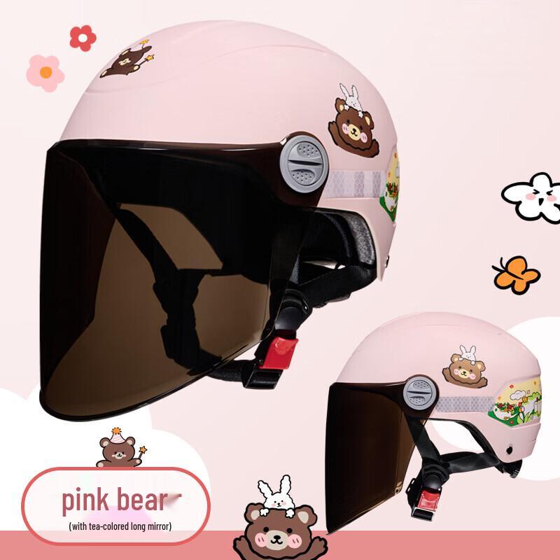 Children's Cartoon Panda Electric Scooter Helmet