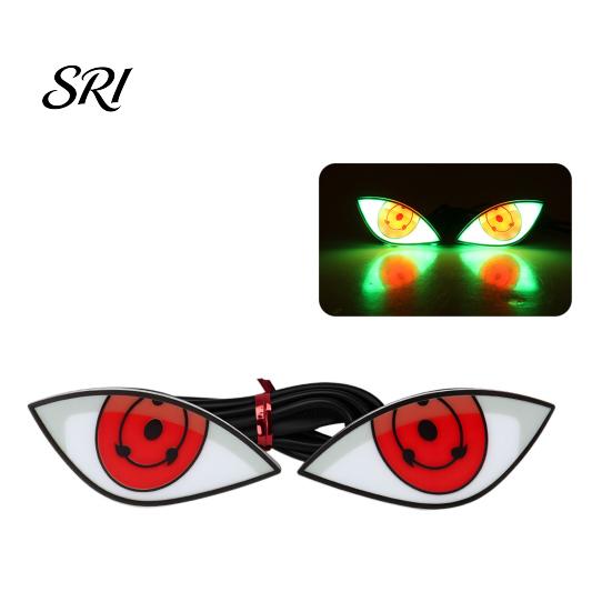 Stylish Vehicle Decorative Lights Ghost Eye Motorcycles LED with Waterproof Dynamic Eye-catching Motorcycle Lighting Rear Taillights for Car