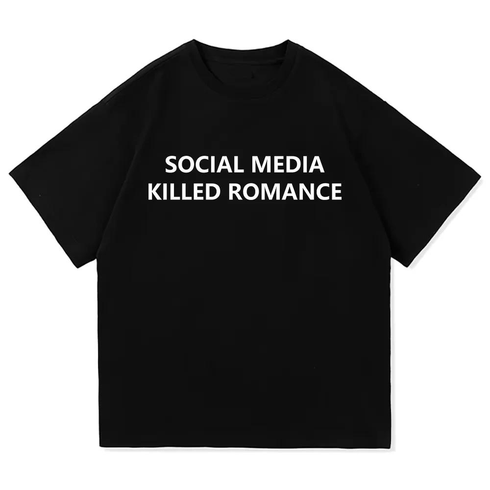 T-shirt: I Social Hanno Ucciso il Romanticismo