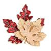 Intricate Carving Animal Maple Leaf Badge Multipurpose Brooch Wearable Jewelry Fashion Laple Pin For Daily Outfits