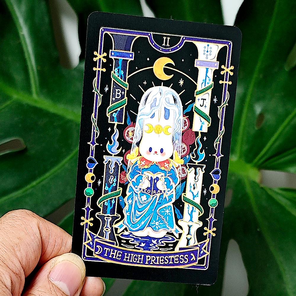 10.3*6cm Galaxy Reverie Tarot Deck 78 Cute Rabbit-themed Tarot Cards Based On Rider System