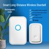 Wireless Home Doorbell with Rechargeable Battery, Waterproof Button, and Emergency Call Feature for Elderly
