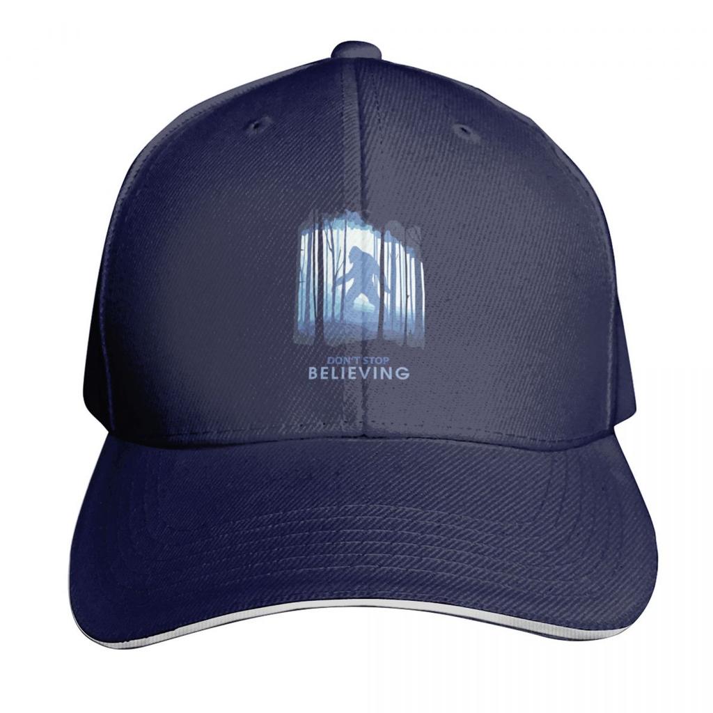 I Believe in Bigfoot Baseball Cap Big Size Hat Luxury Hat Visor fishing hat Unisex Womens