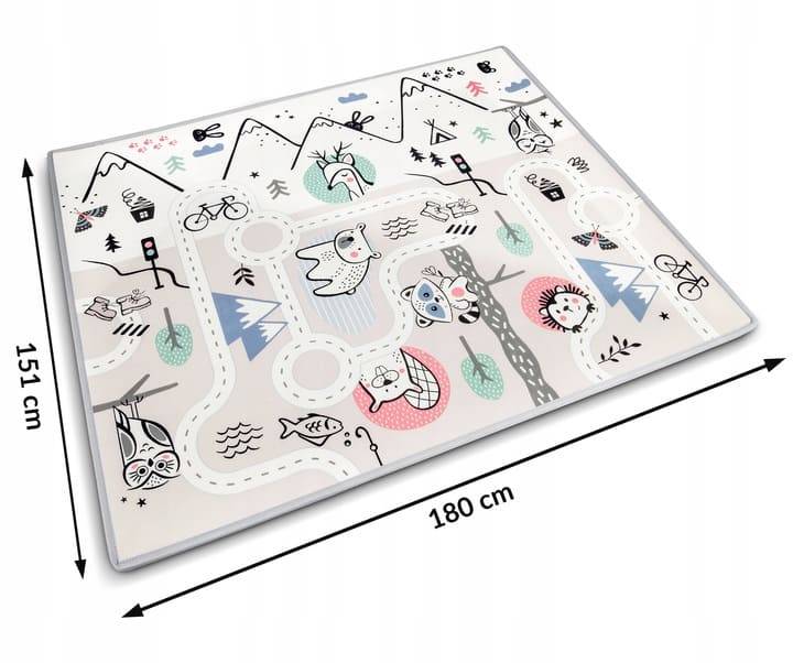 foam mat North 180x150 - beige