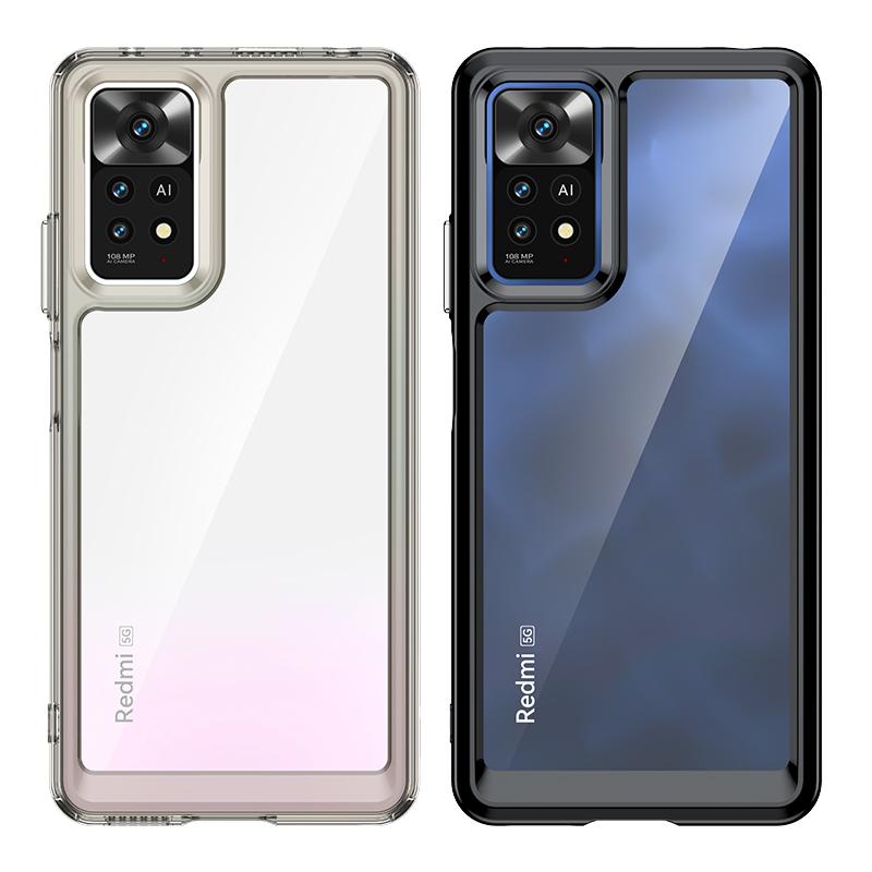 Husă acrilică transparentă pentru Xiaomi Redmi Note 11 Pro 5g 11s 10a 9c 10c K40 K50 K40s Mi 12 12x Poco F4 C40 X4 Pro M4 F3