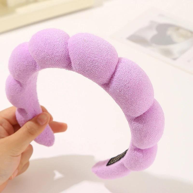 

Ободок с кружевными кроличьими ушками Blush Bear - Милый розовый аксессуар для волос для макияжа и ношения на улице