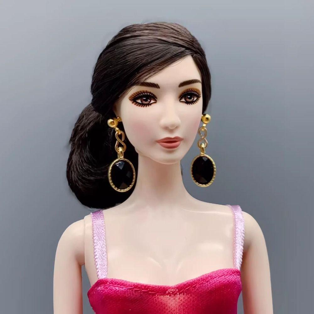 New 10 Styles Doll Fashion Jewelry Doll Toys Fishion Party Earring Clothes Accessories for 1/6 1/3 1/12 Doll/for 30cm Dolls