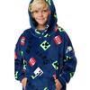 Minecraft Kinder/Kinder Ikonen Sherpa Fleece Übergroße Hoodie Decke