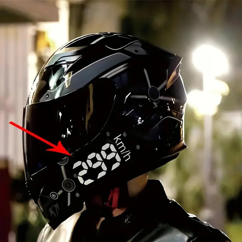 299 Speed Racing Reflective Sticker, Fade Resistant Decal for Motorcycle Helmet Bike Motocross, Black Grey White Red